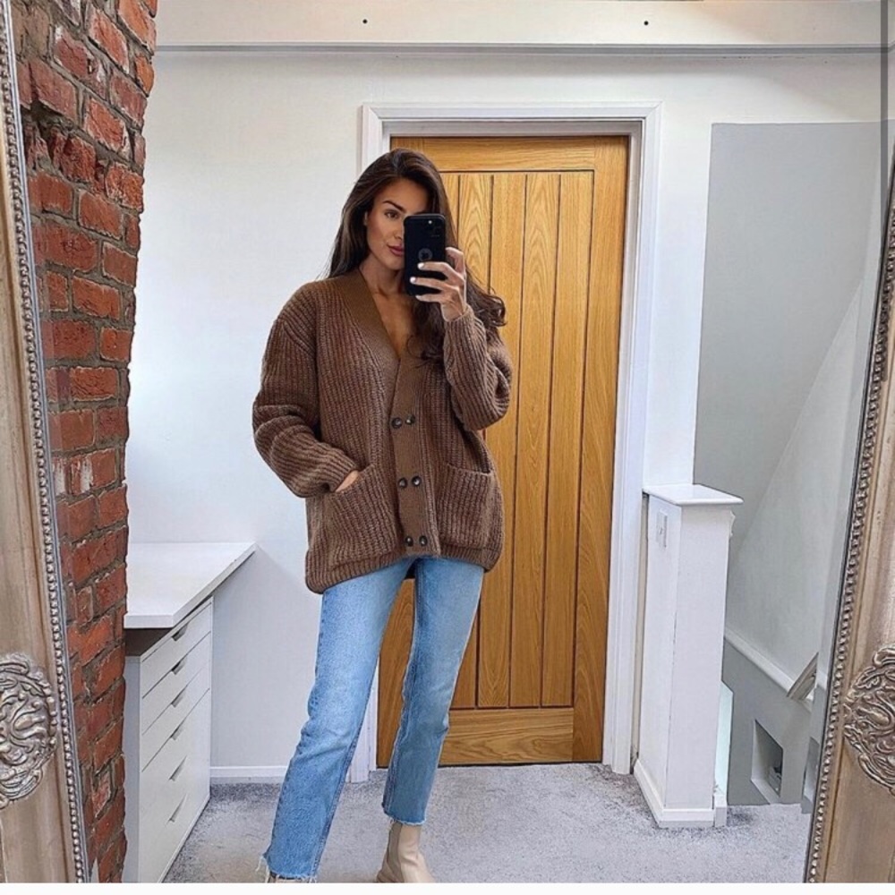 Zara Oversized Knit Cardigan